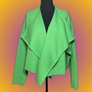 Escada Vintage Lime Green Cardigan